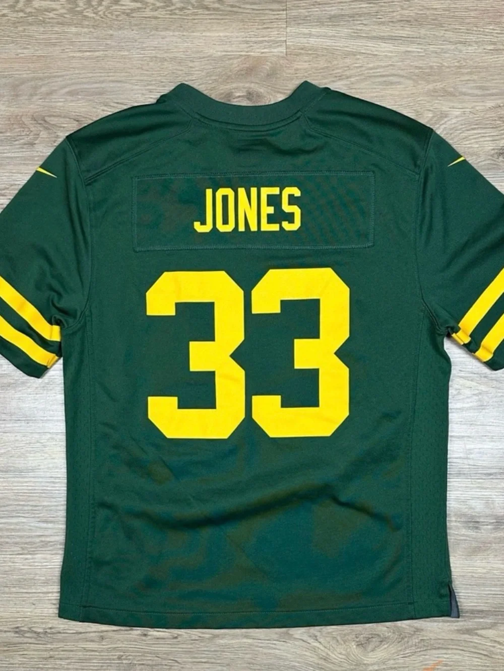 Nike Green and Yellow Kids Football Jersey #33